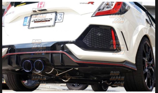 J'S RACINGFK8 SUSエキゾーストプラスリーガル デュアル 70RS J's Racing Exhaust Plus Legal Dual 70RS - Civic Type-R FK8 - RHDJapan